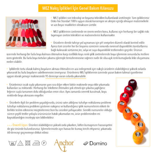 Anchor Muline 8m Yeşil  Nakış İpliği - 1072