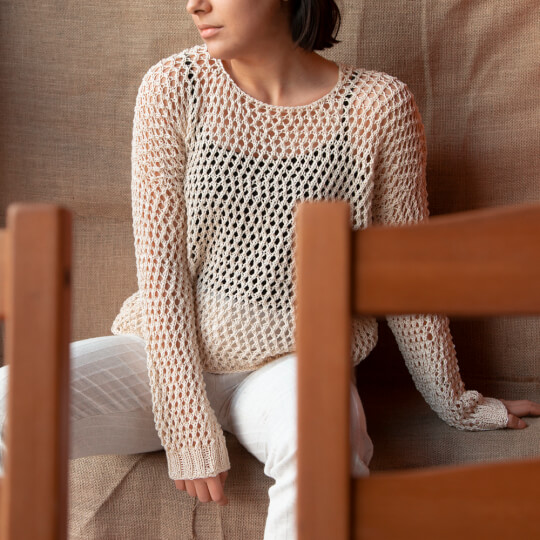 La Mia Mercerized Cotton Gri El Örgü İpi - 232