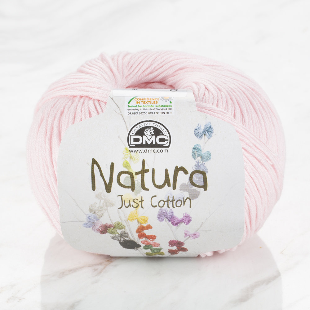 DMC Natura Just Cotton Knitting Yarn, Pink N06 Hobiumyarns