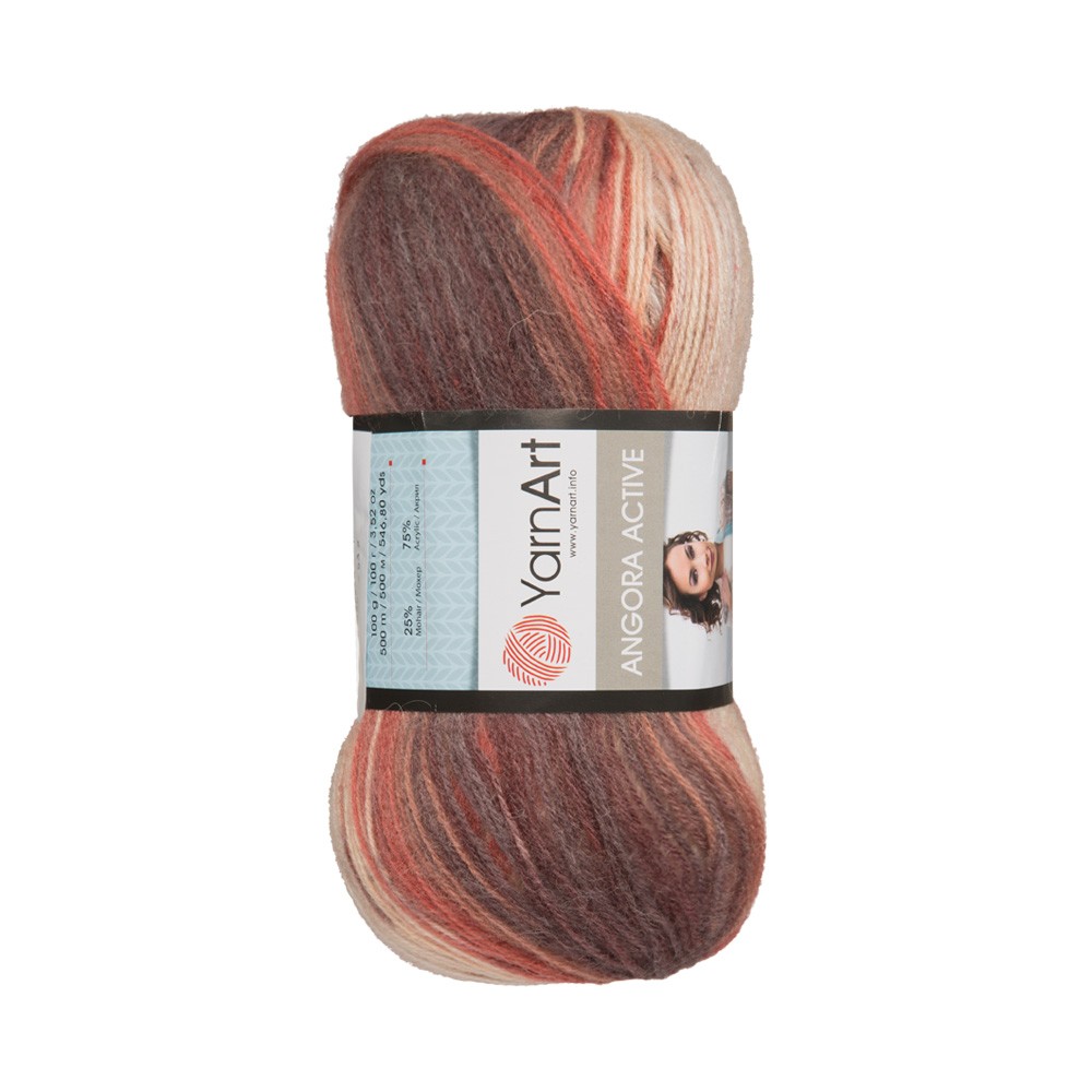 YarnArt Angora Active Knitting Yarn, White 851 Hobiumyarns