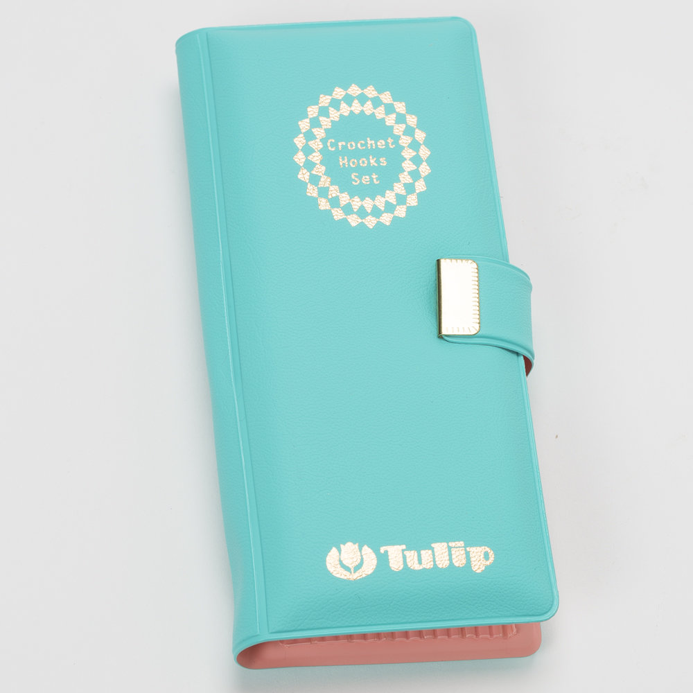 Tulip Crochet Hook Set for Lace, Blue Hobiumyarns