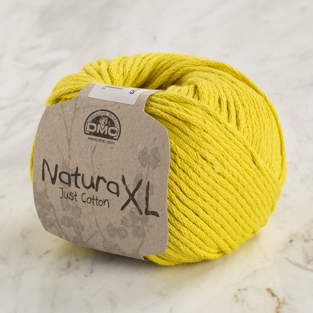 DMC Natura Just Cotton XL Yarn, Yellow 82 Hobiumyarns