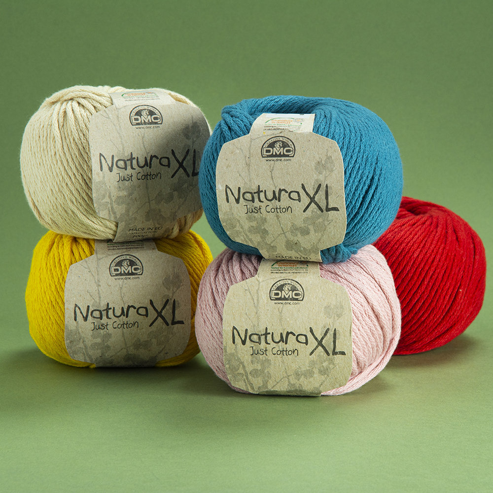 DMC Natura Just Cotton XL Yarn, Yellow 82 Hobiumyarns
