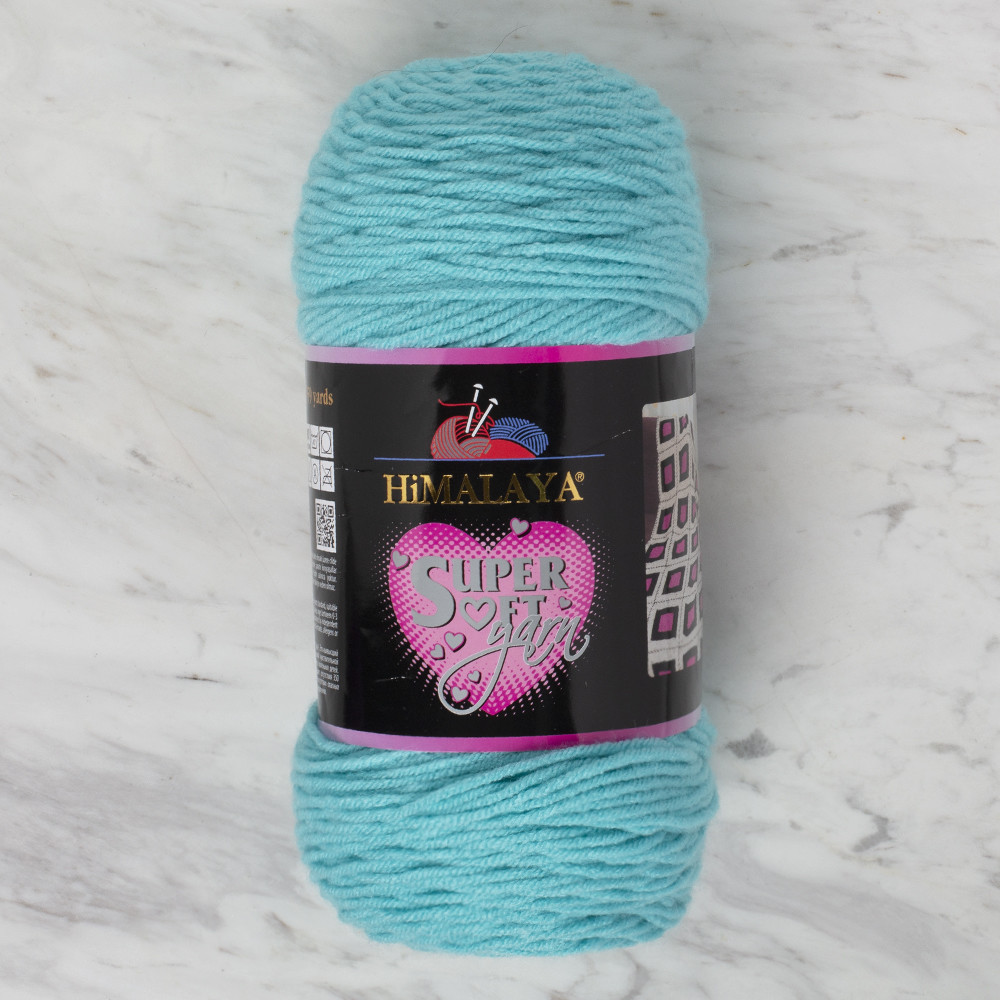 Himalaya Super Soft 200 gr Yarn, Cyan 80828 Hobiumyarns