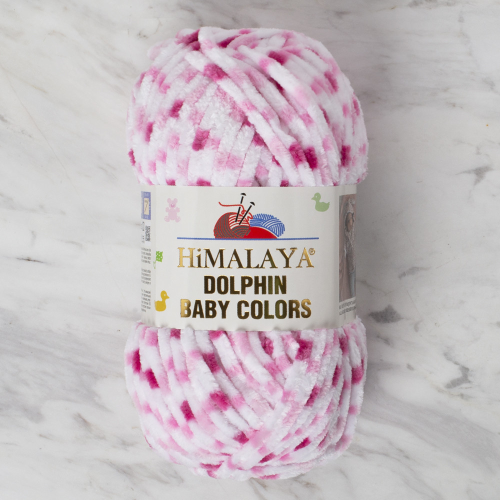 Himalaya Dolphin Baby Colors Chenille Yarn, Variegated 80414