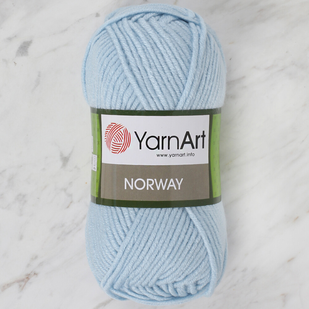 YarnArt Norway Knitting Yarn, Baby Blue 09 Hobiumyarns