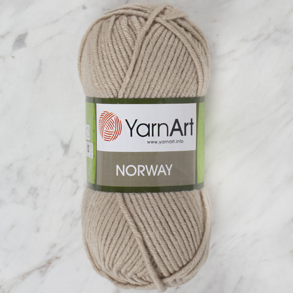 YarnArt Norway Knitting Yarn, White 848 Hobiumyarns
