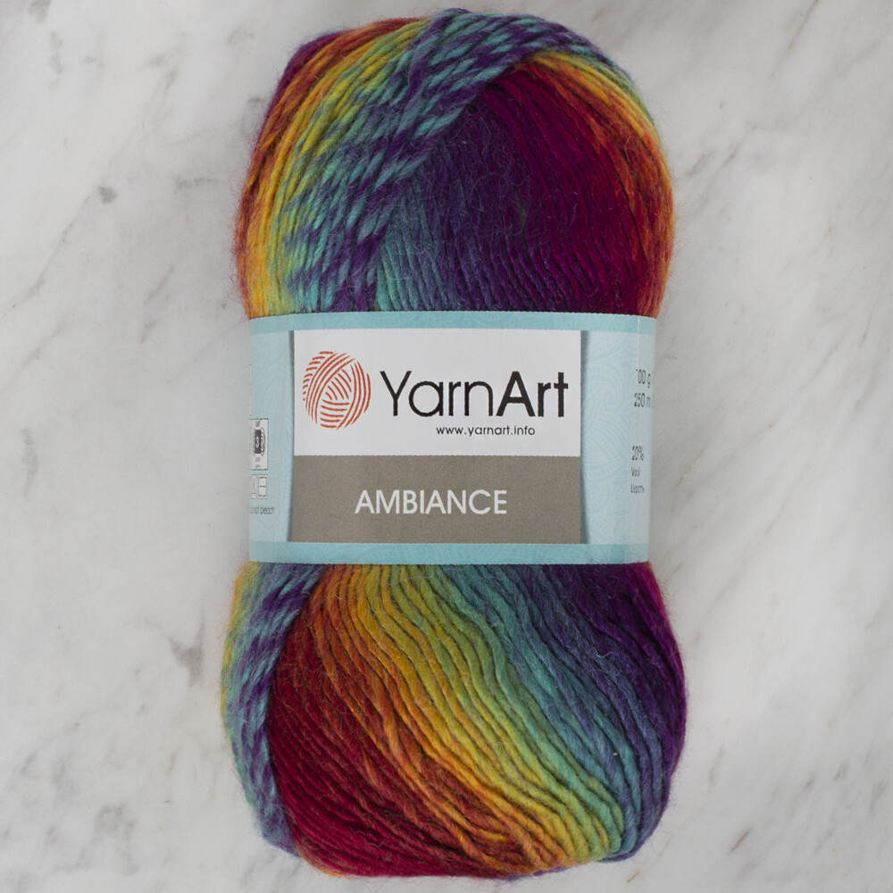 YarnArt Ambiance Knitting Yarn, Variegated 154 Hobiumyarns