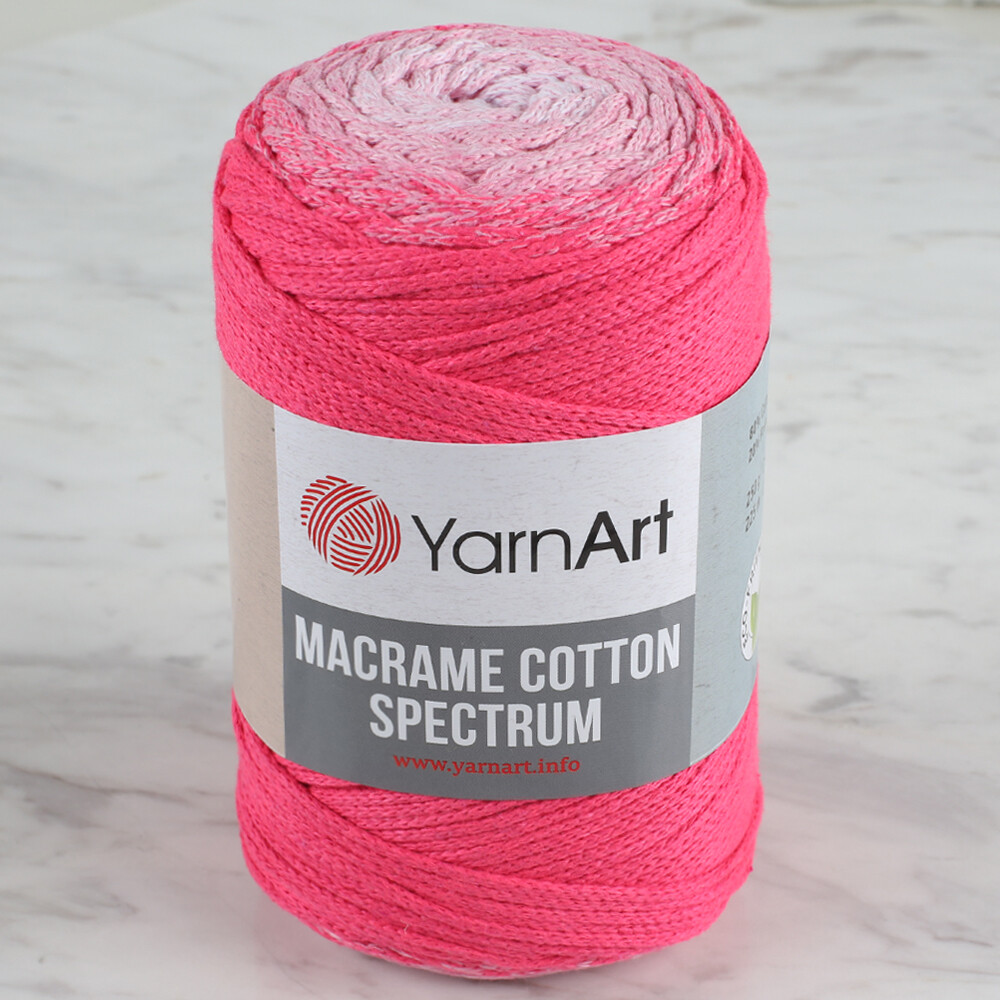 YarnArt Macrame Cotton Spectrum Yarn, Variegated 1311 Hobiumyarns