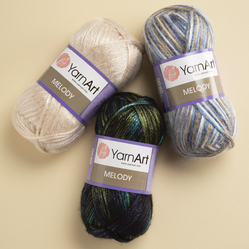 YarnArt Melody Yarn, Green 898 Hobiumyarns