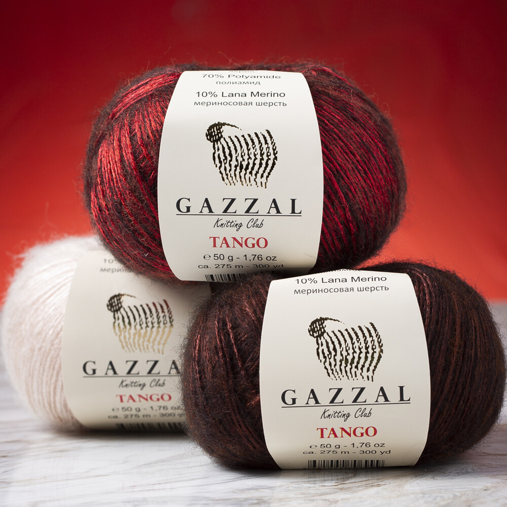 Gazzal Tango Flat Tape Yarn, Green 1474 Hobiumyarns