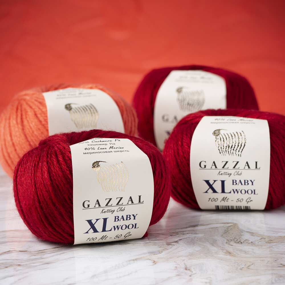 Gazzal Baby Wool XL Knitting Yarn, Lilac 823XL Hobiumyarns