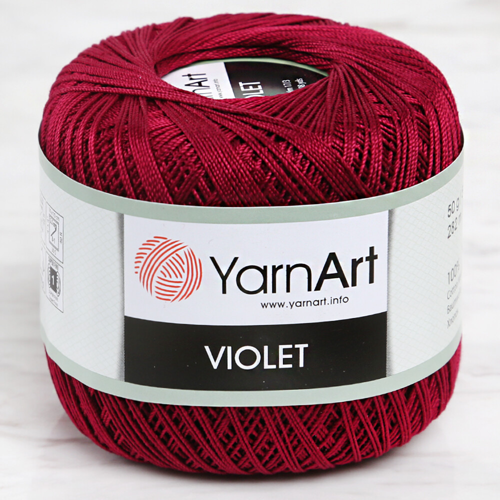 YarnArt Violet Yarn, Cherry Red - 112 - Hobiumyarns