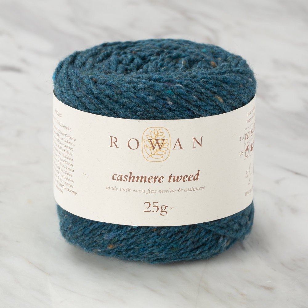 Rowan Cashmere Tweed Yarn, Jade Garden 00012 Hobiumyarns