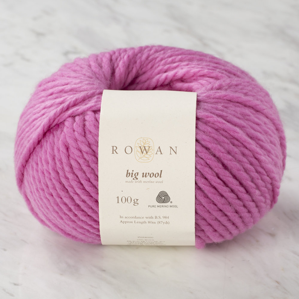 Rowan Big Wool Yarn, Aurora Pink 00084 Hobiumyarns