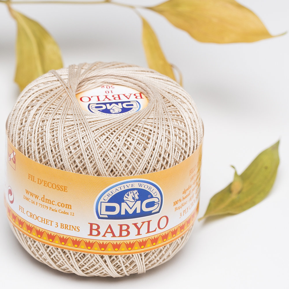 DMC Babylo 50gr Cotton Crochet Thread No10, Beige 842 Hobiumyarns