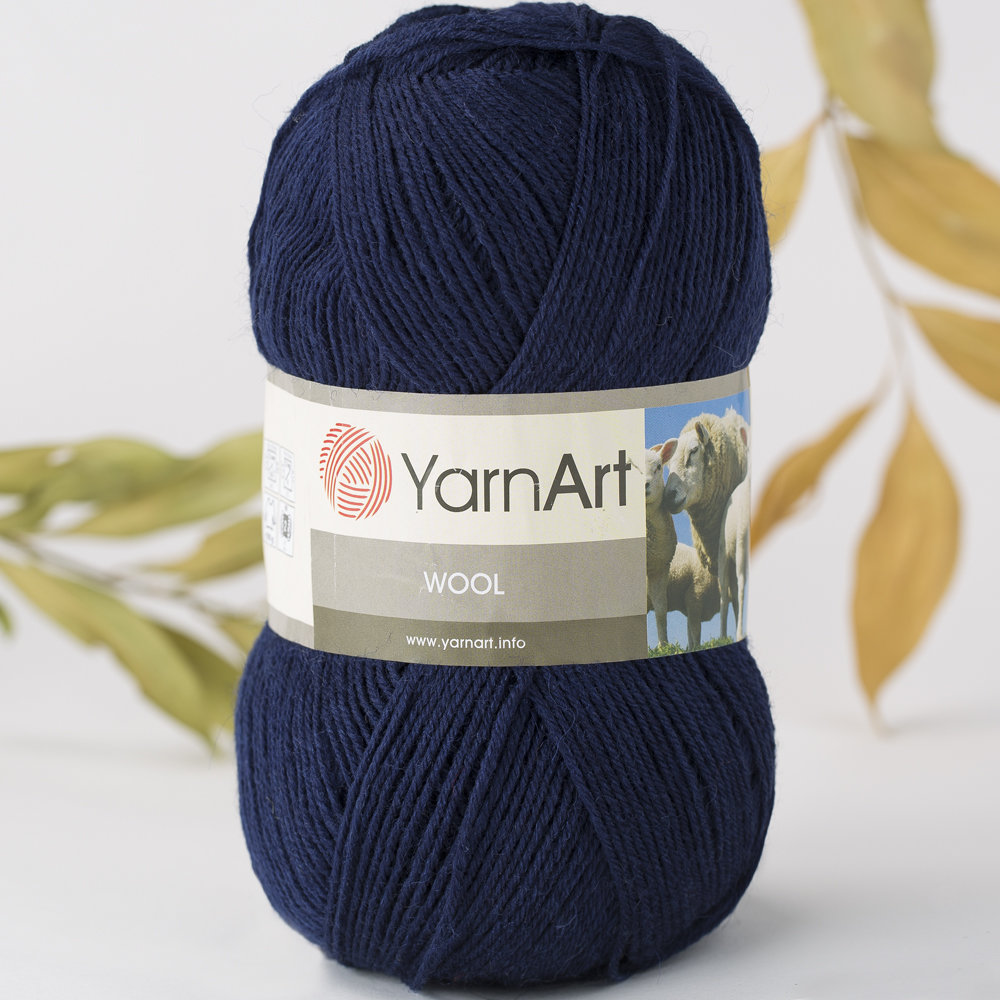 YarnArt Wool Yarn, Navy Blue 6203 Hobiumyarns