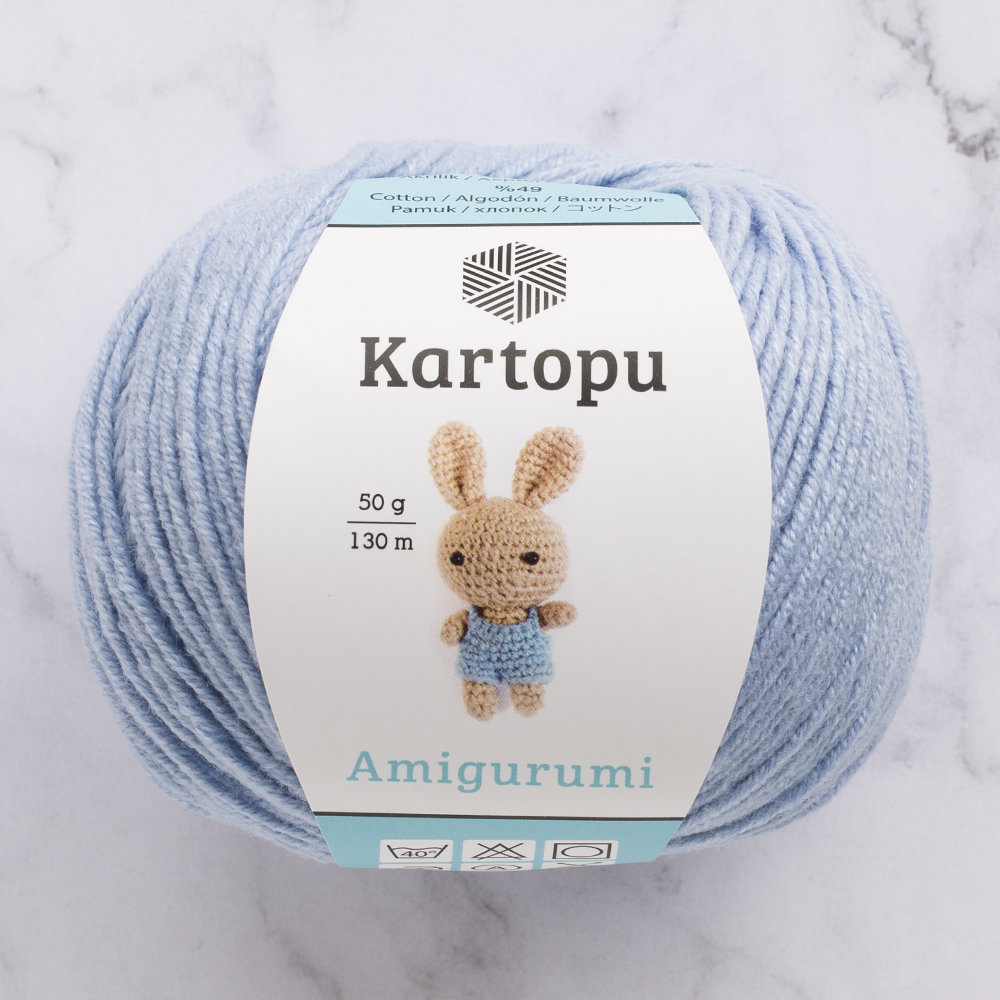 Kartopu Amigurumi Yarn, Baby Blue - K544 - Hobiumyarns