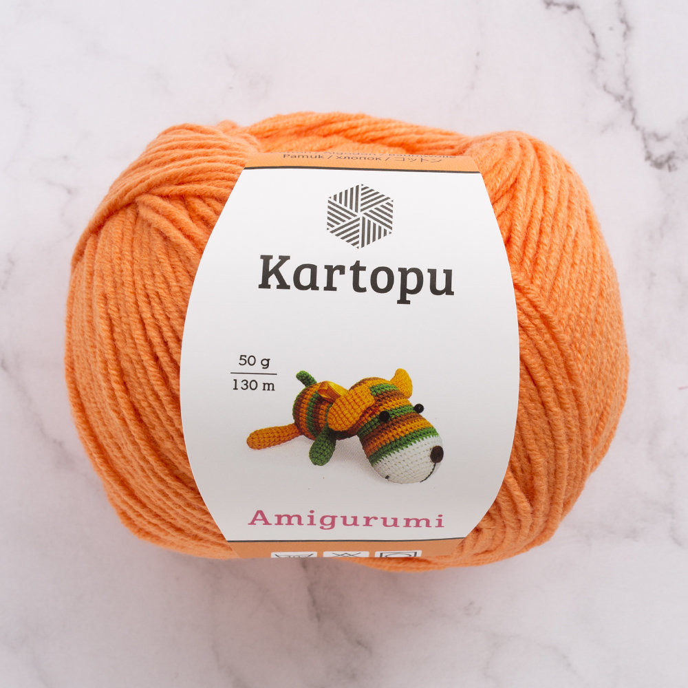 Kartopu Amigurumi Yarn, Orange - K1250 - Hobiumyarns