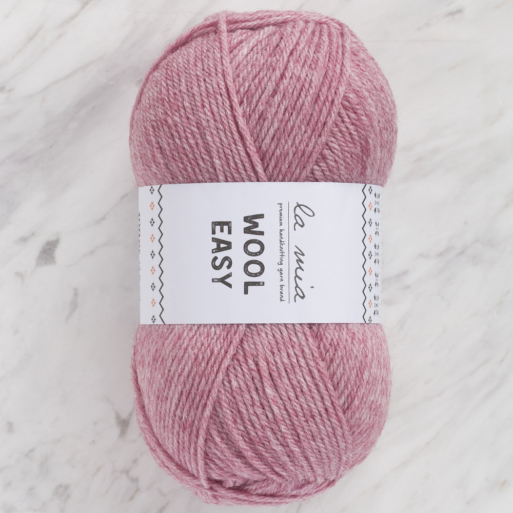 La Mia Wool Easy Yarn Pink L205 Hobiumyarns