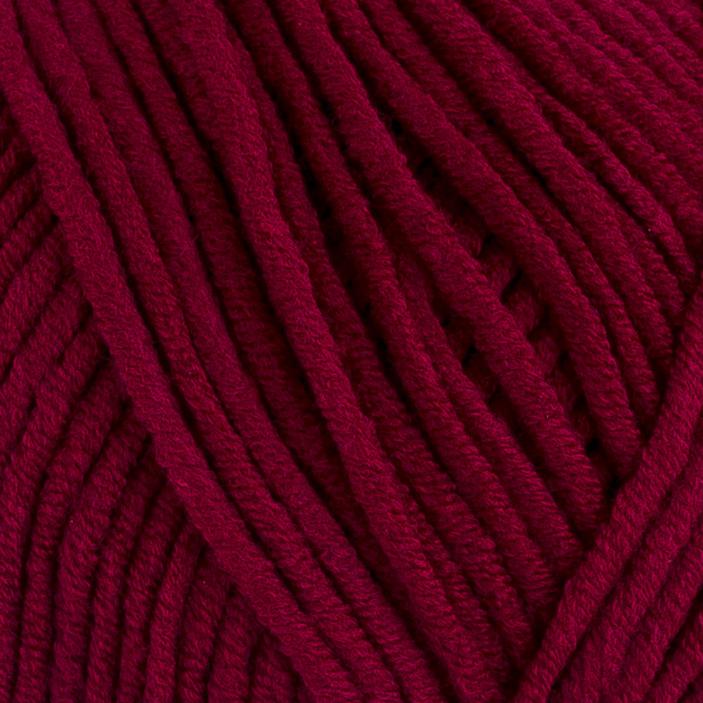 YarnArt Jeans Plus Cotton Yarn, Claret Red 66 Hobiumyarns