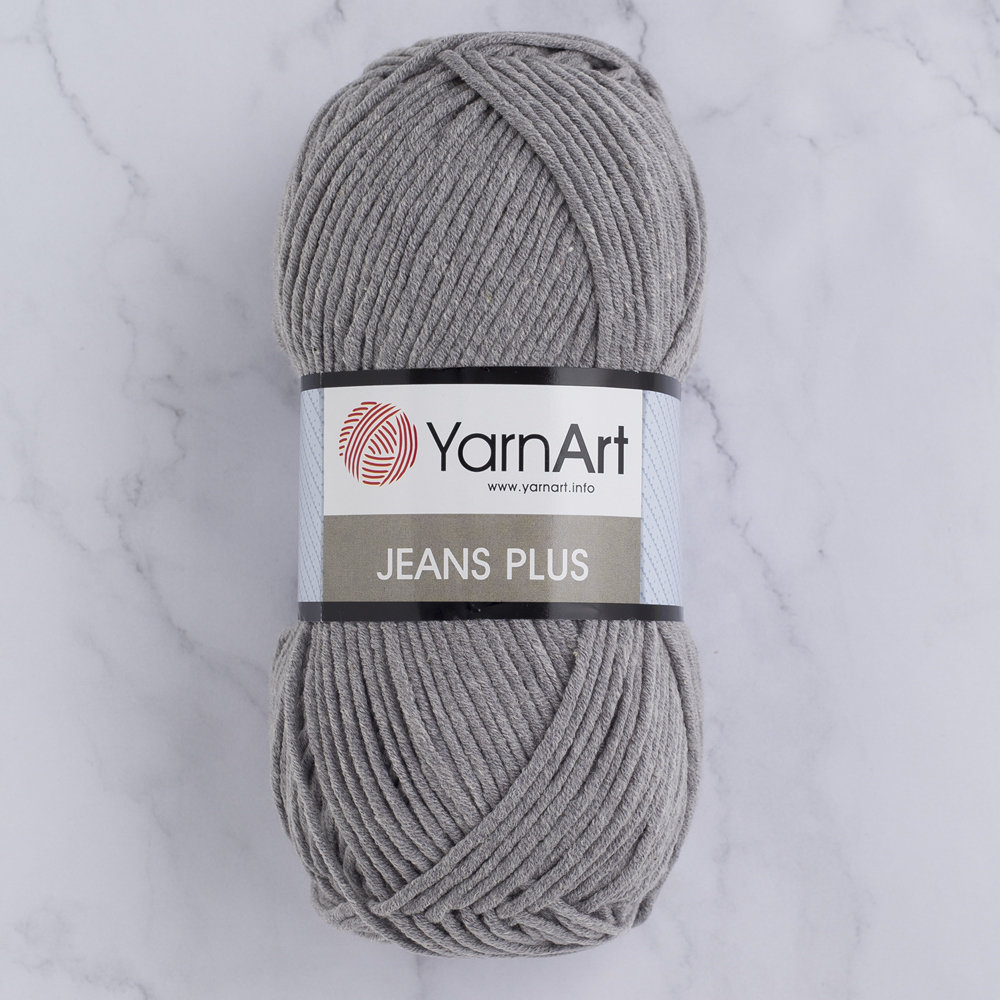 YarnArt Jeans Plus Cotton Yarn, Grey 46 Hobiumyarns