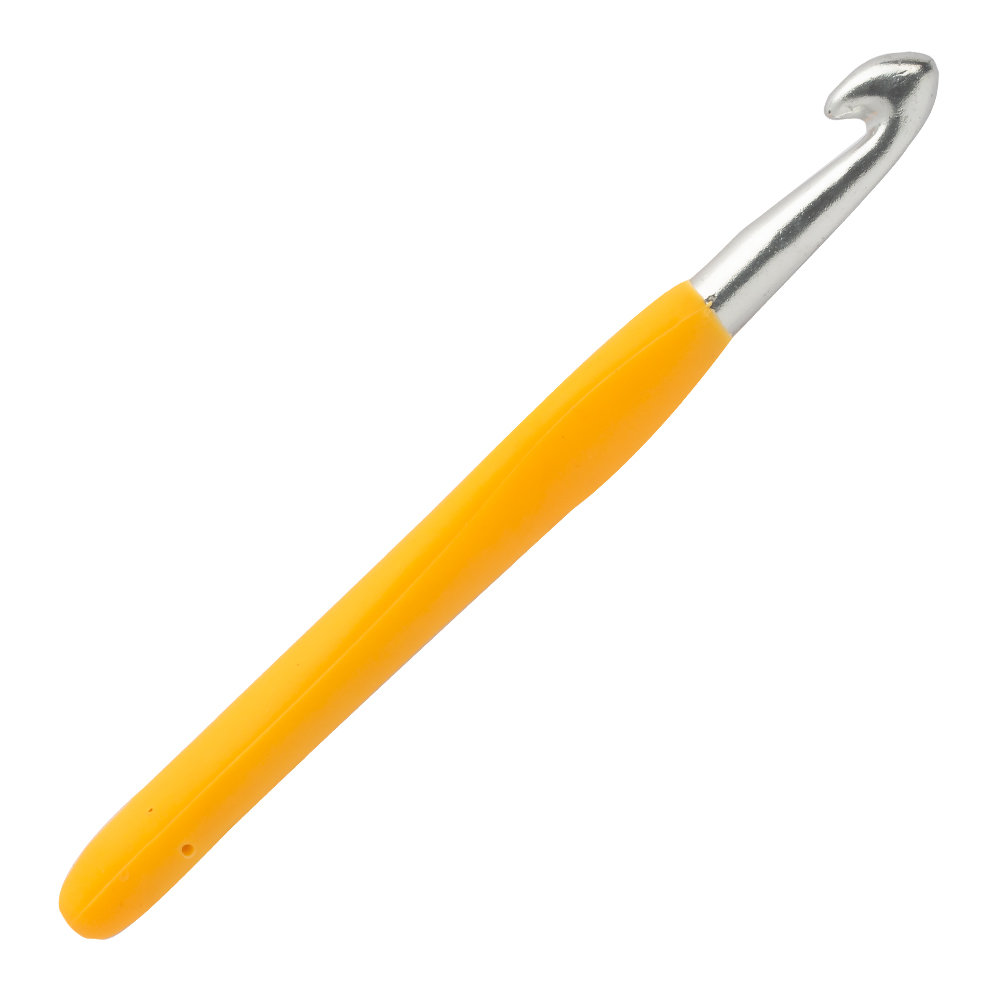 Loren 10 mm Soft Handled Crochet Hook, Orange Hobiumyarns