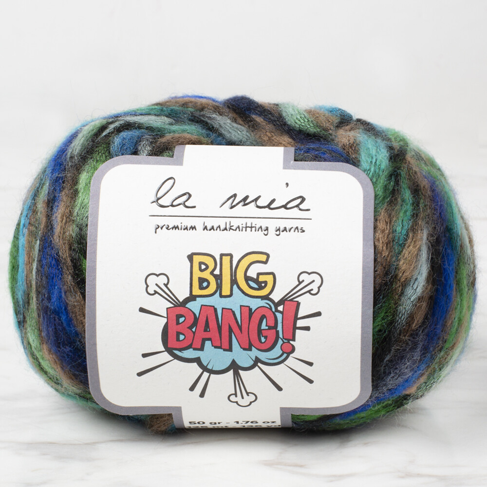 La Mia Big Bang Knitting Yarn Variegated Lbn15 Hobiumyarns