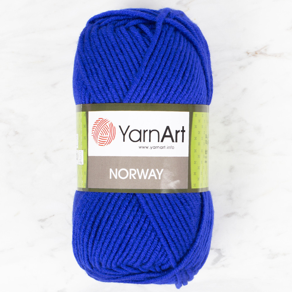 YarnArt Norway Knitting Yarn, Saxe Blue 64 Hobiumyarns