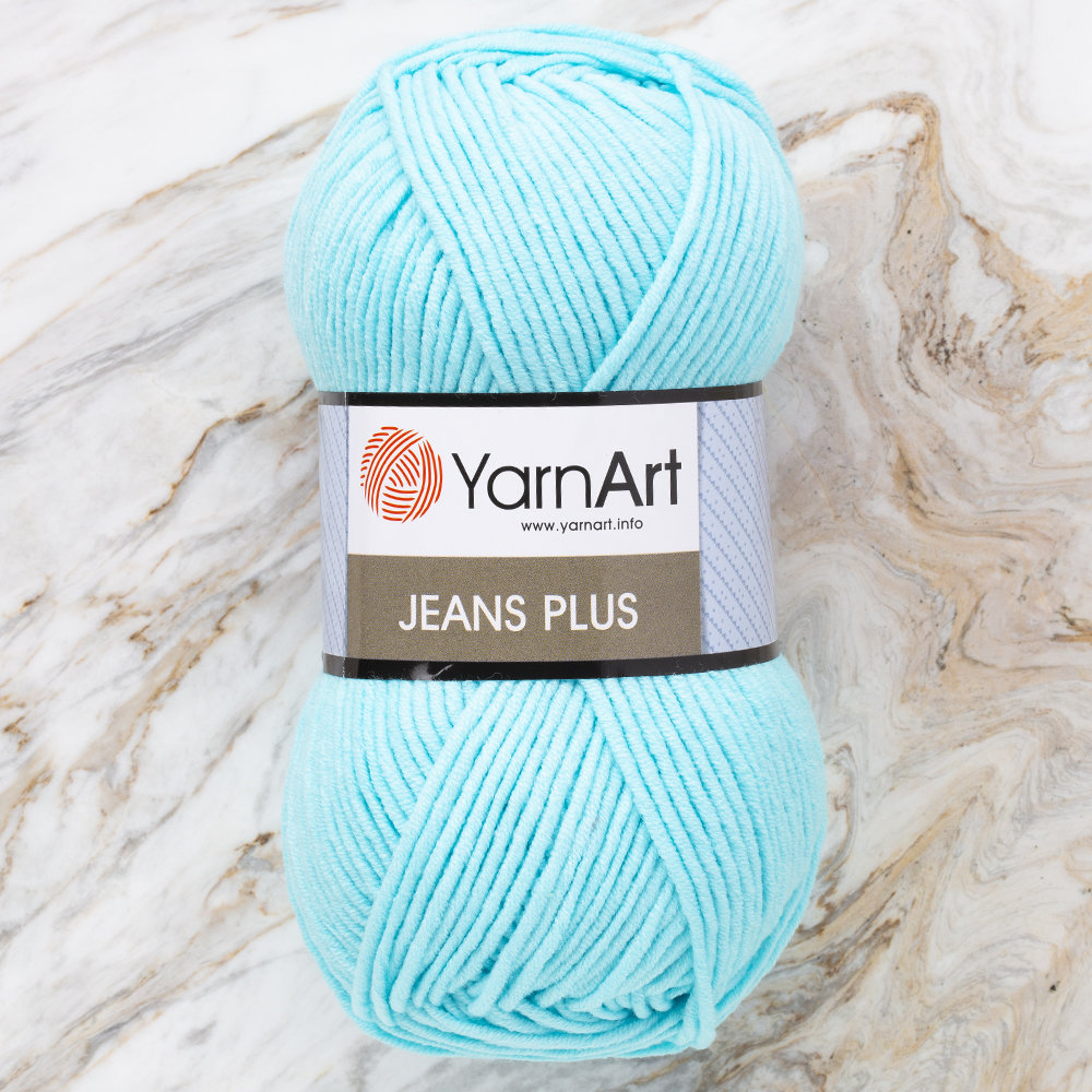 YarnArt Jeans Plus Cotton Yarn, Turquois 76 Hobiumyarns
