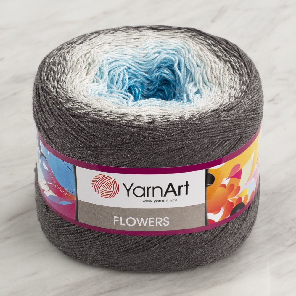 YarnArt Flowers Cotton Gradient Yarn 251 Hobiumyarns