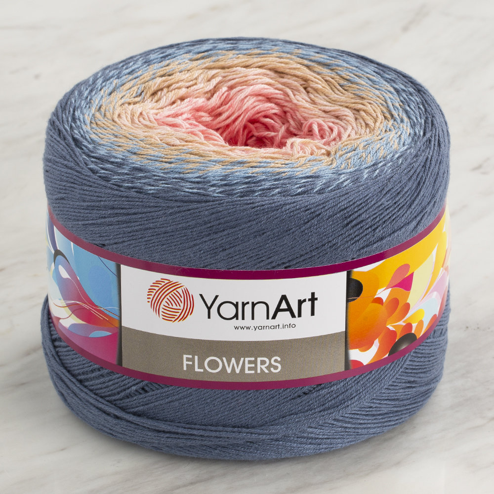 YarnArt Flowers Cotton Gradient Yarn 262 Hobiumyarns