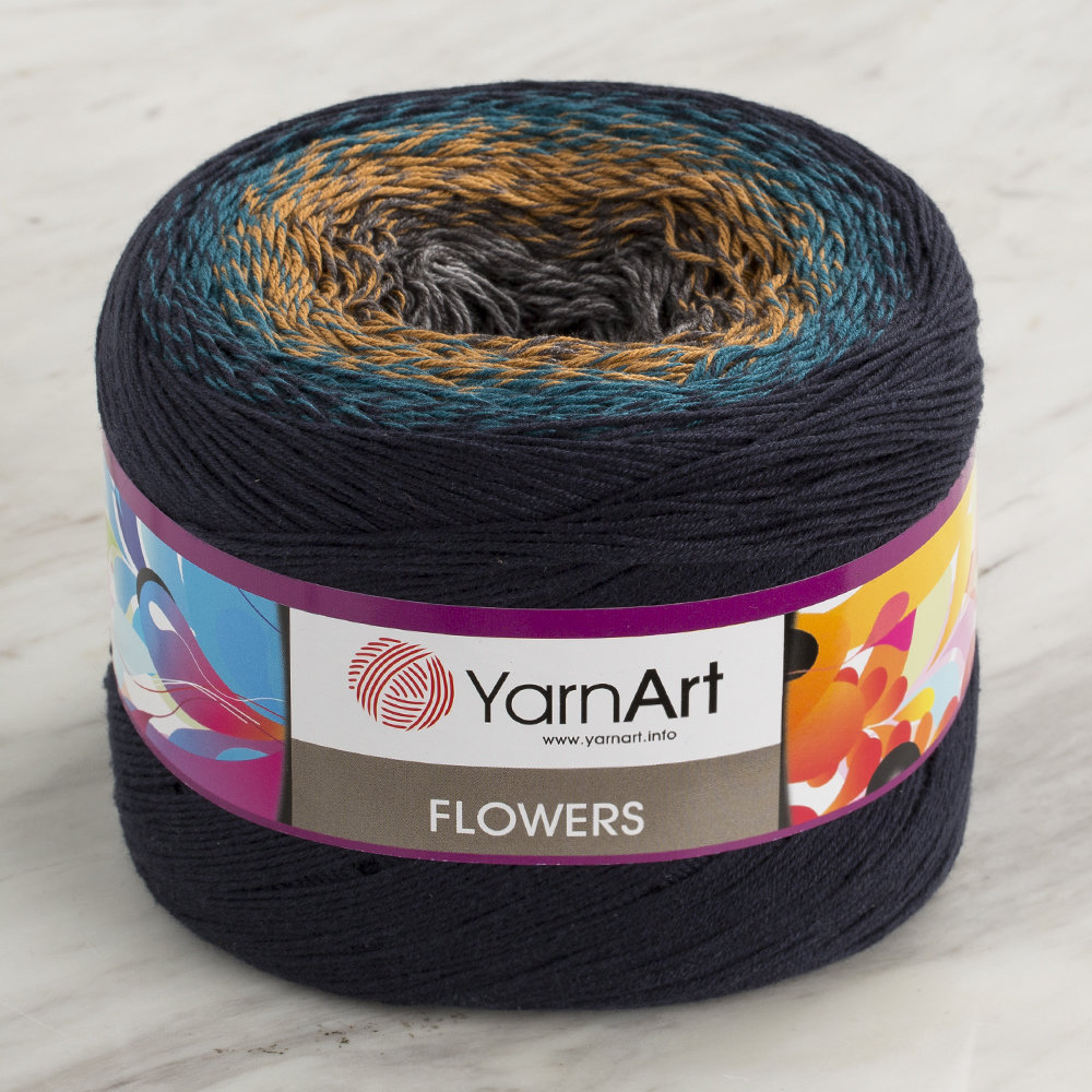 YarnArt Flowers Cotton Gradient Yarn 2631 Hobiumyarns