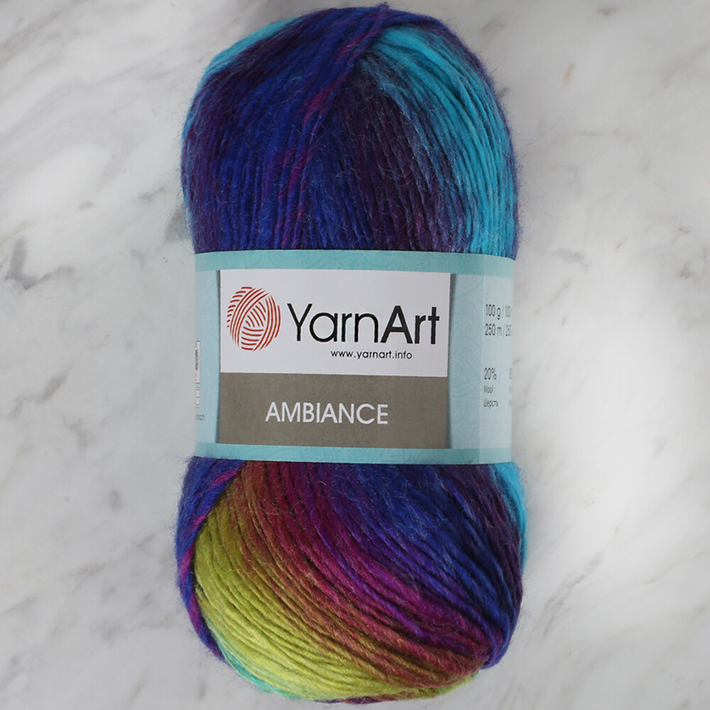 YarnArt Ambiance Knitting Yarn, Variegated 153 Hobiumyarns