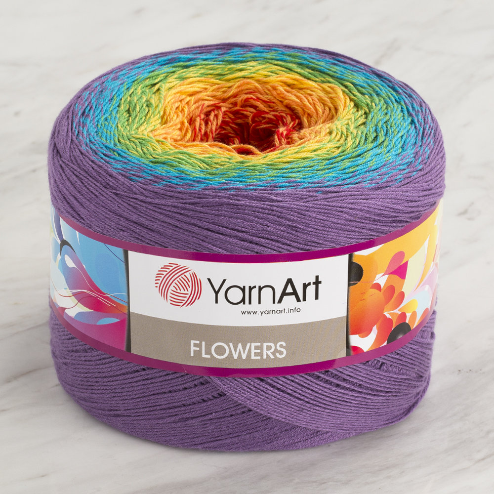 YarnArt Flowers Cotton Gradient Yarn 277 Hobiumyarns