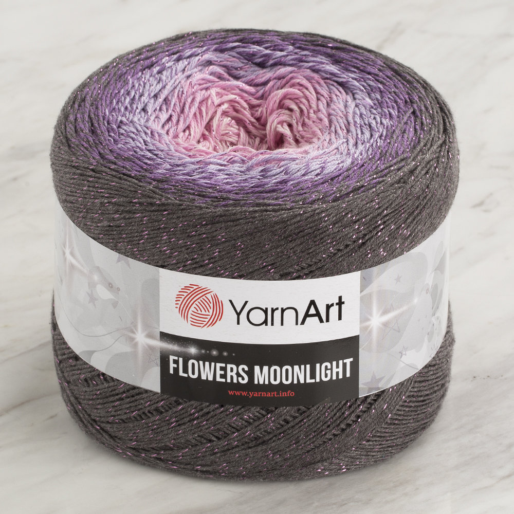 YarnArt Flowers Moonlight Cotton Lurex (Glitter) Gradient Yarn 3276