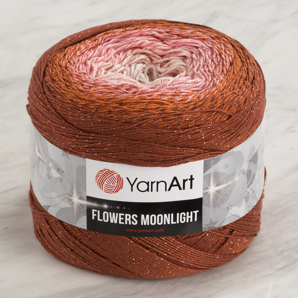YarnArt Flowers Moonlight Cotton Lurex (Glitter) Gradient Yarn 3288