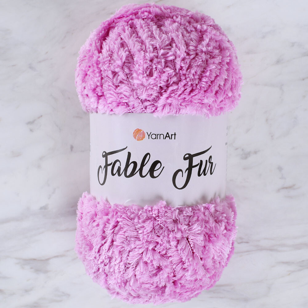 YarnArt Fable Fur Yarn Lavender 978 Hobiumyarns