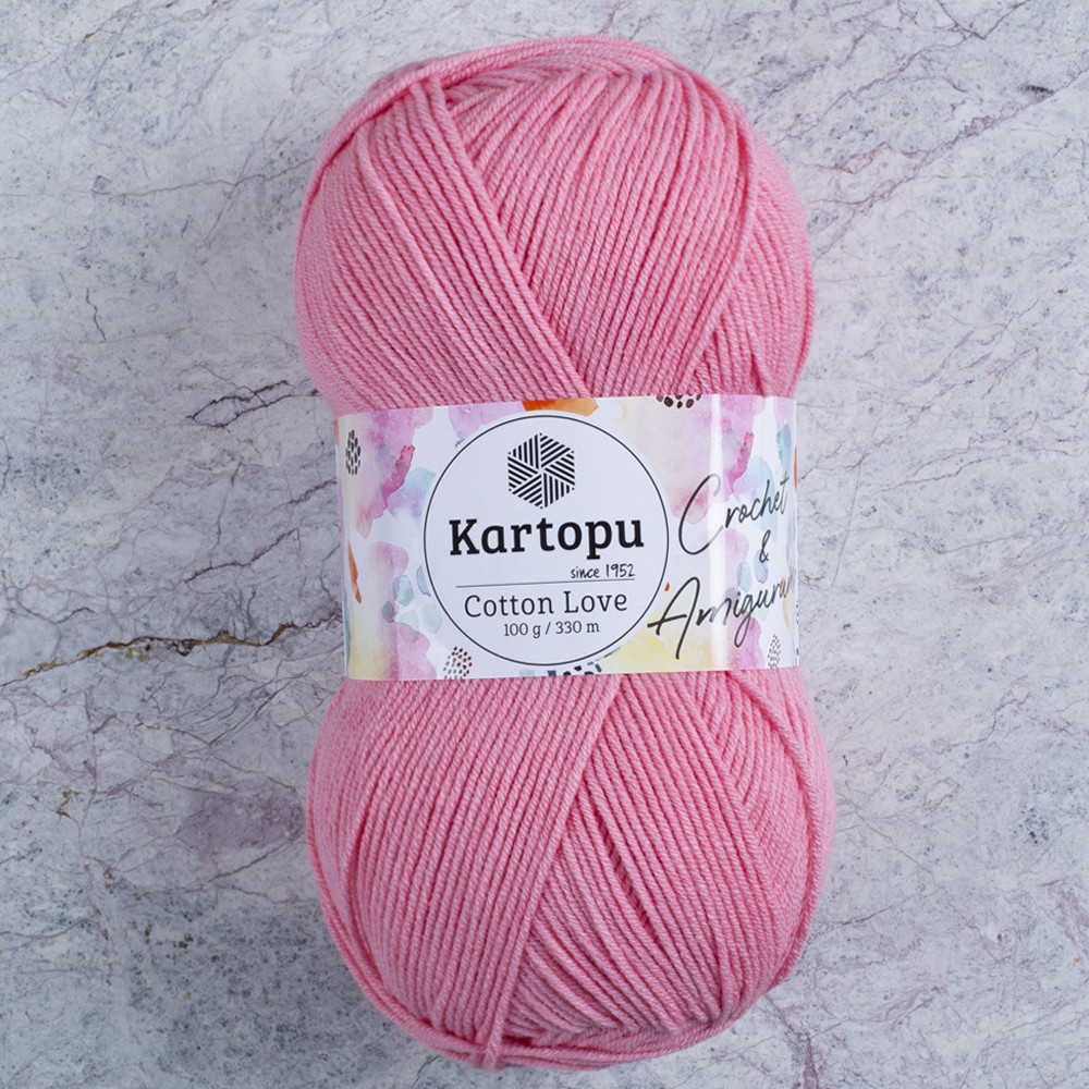 Kartopu Cotton Love Yarn, Dark Pink - K766 - Hobiumyarns