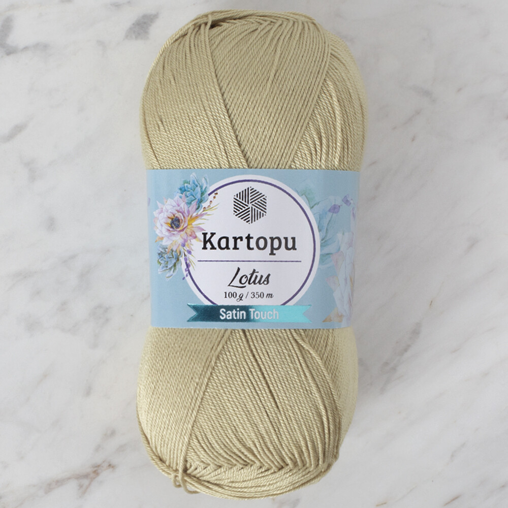 Kartopu Lotus Knitting Yarn, Green - K483 - Hobiumyarns