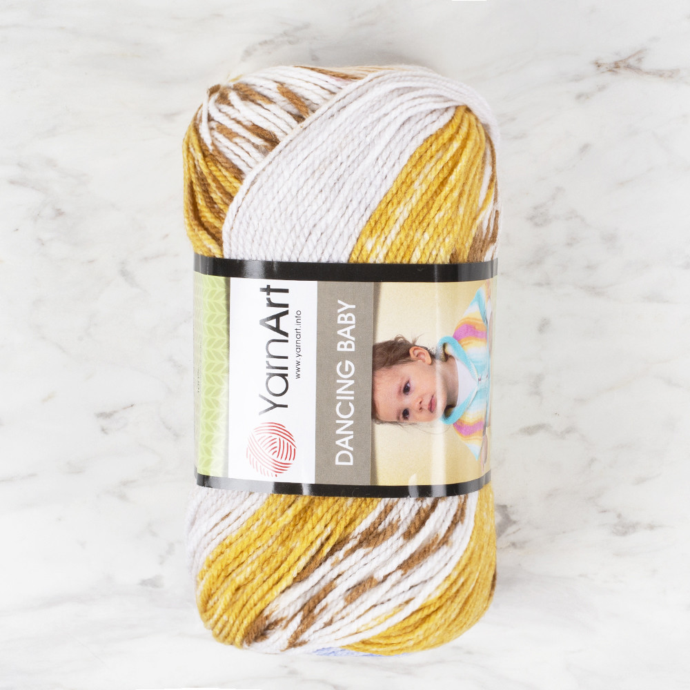 YarnArt Dancing Baby Knitting Yarn, Variegated 825 Hobiumyarns