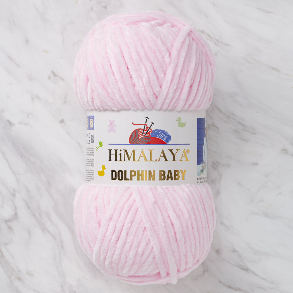 Himalaya Dolphin Baby Chenille Yarn, Light Pink 80303 Hobiumyarns