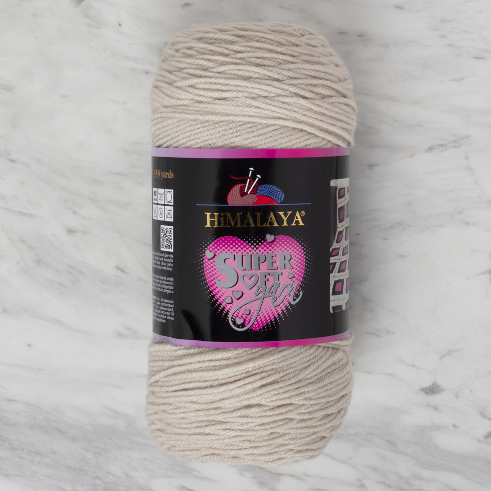 Himalaya Super Soft 200 gr Yarn, Beige 80821 Hobiumyarns