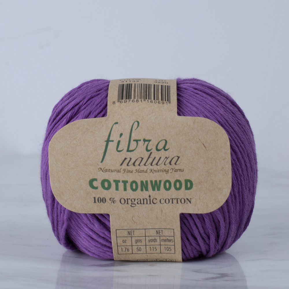 Fibra Natura Cottonwood Yarn, Purple 41133 Hobiumyarns
