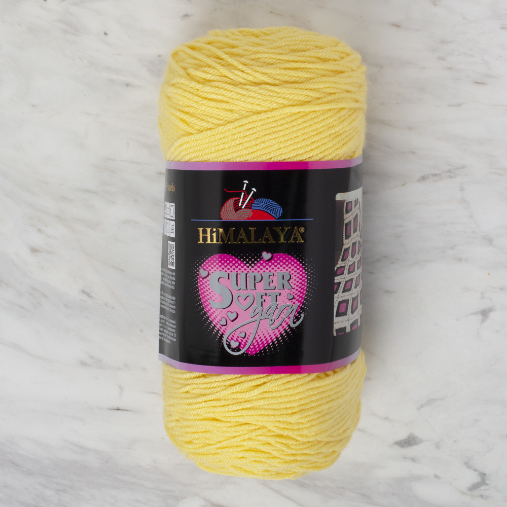 Himalaya Super Soft 200 gr Yarn, Yellow 80829 Hobiumyarns