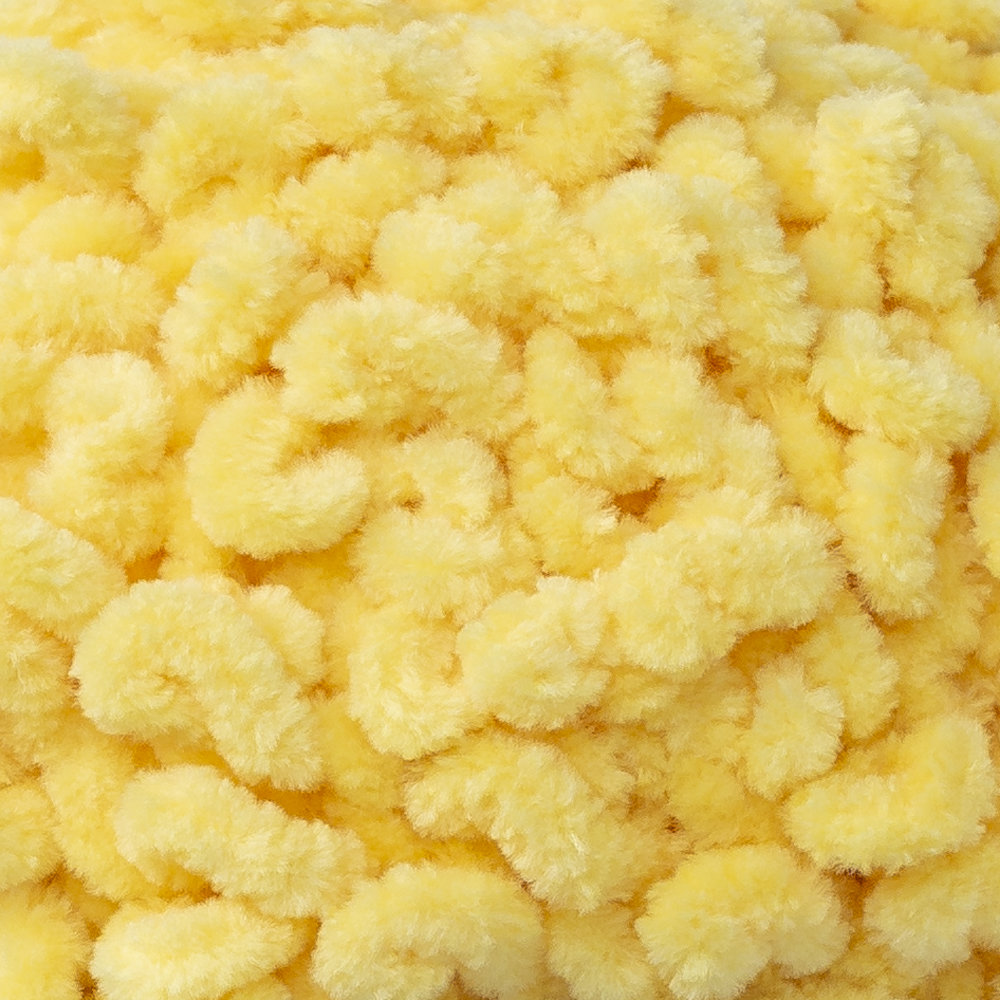 Himalaya Dolphin Loop Chenille Yarn with Loop, Yellow 11210 Hobiumyarns
