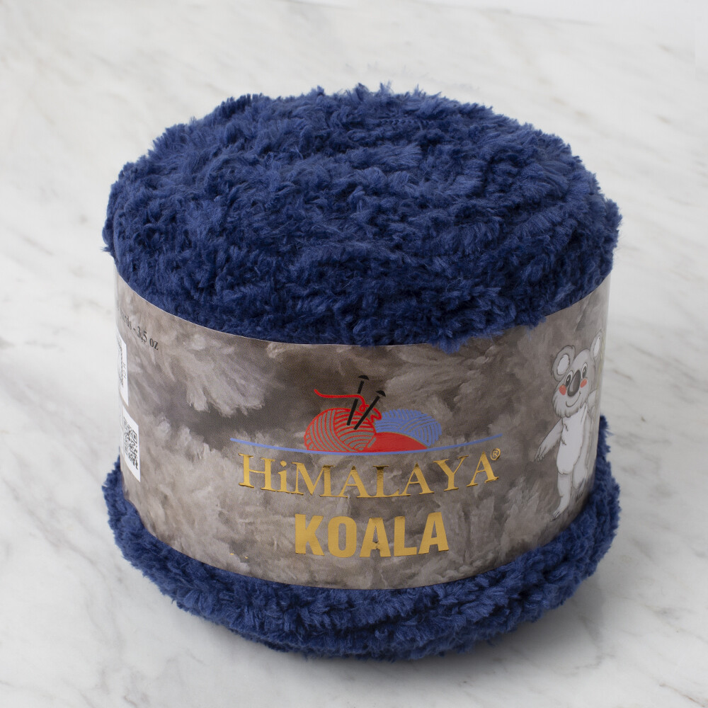 Himalaya Koala Chenille Baby Yarn, Navy Blue 75728 Hobiumyarns