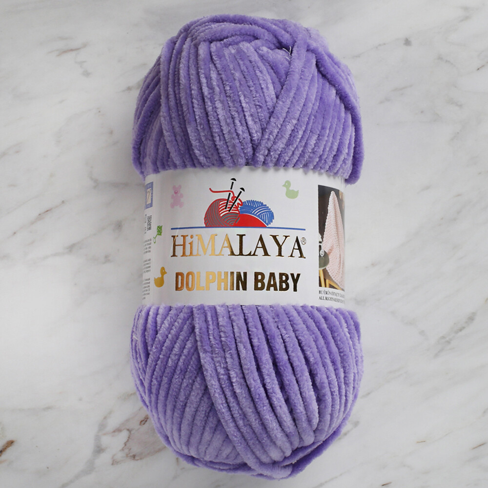 Himalaya Dolphin Baby Chenille Yarn, Lilac 80364 Hobiumyarns