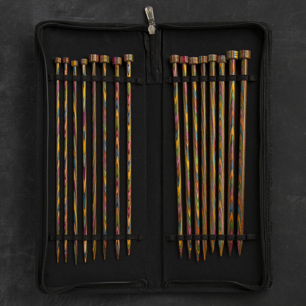 Multi-Color KnitPro 25 cm x 4.5 mm Symfonie Single Pointed Needles 