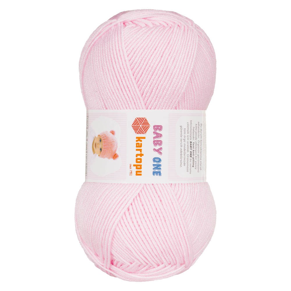 Kartopu Baby One Knitting Yarn, Pinkish White - K782 - Hobiumyarns